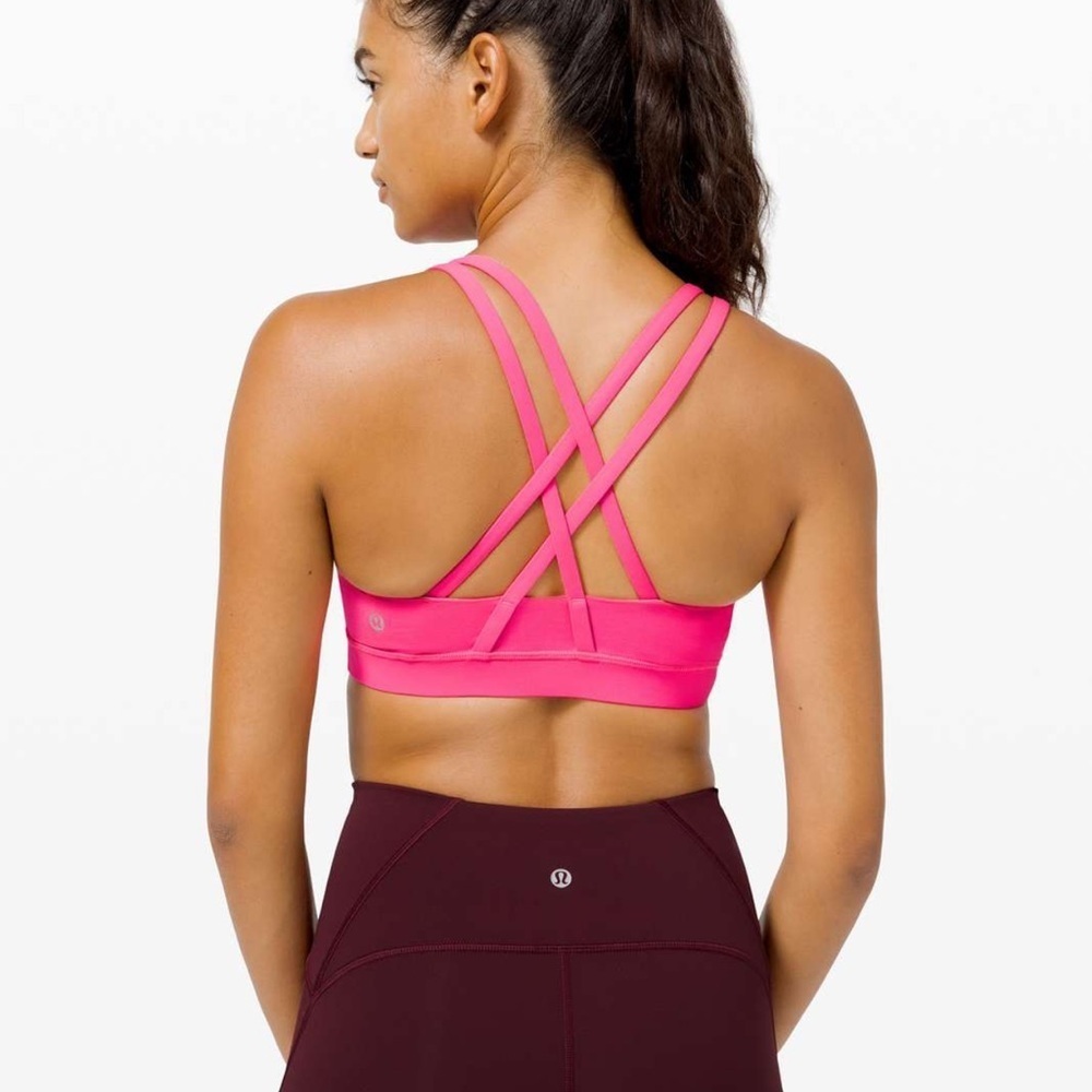 Lululemon sz 10 energy sports bra Hot Pink